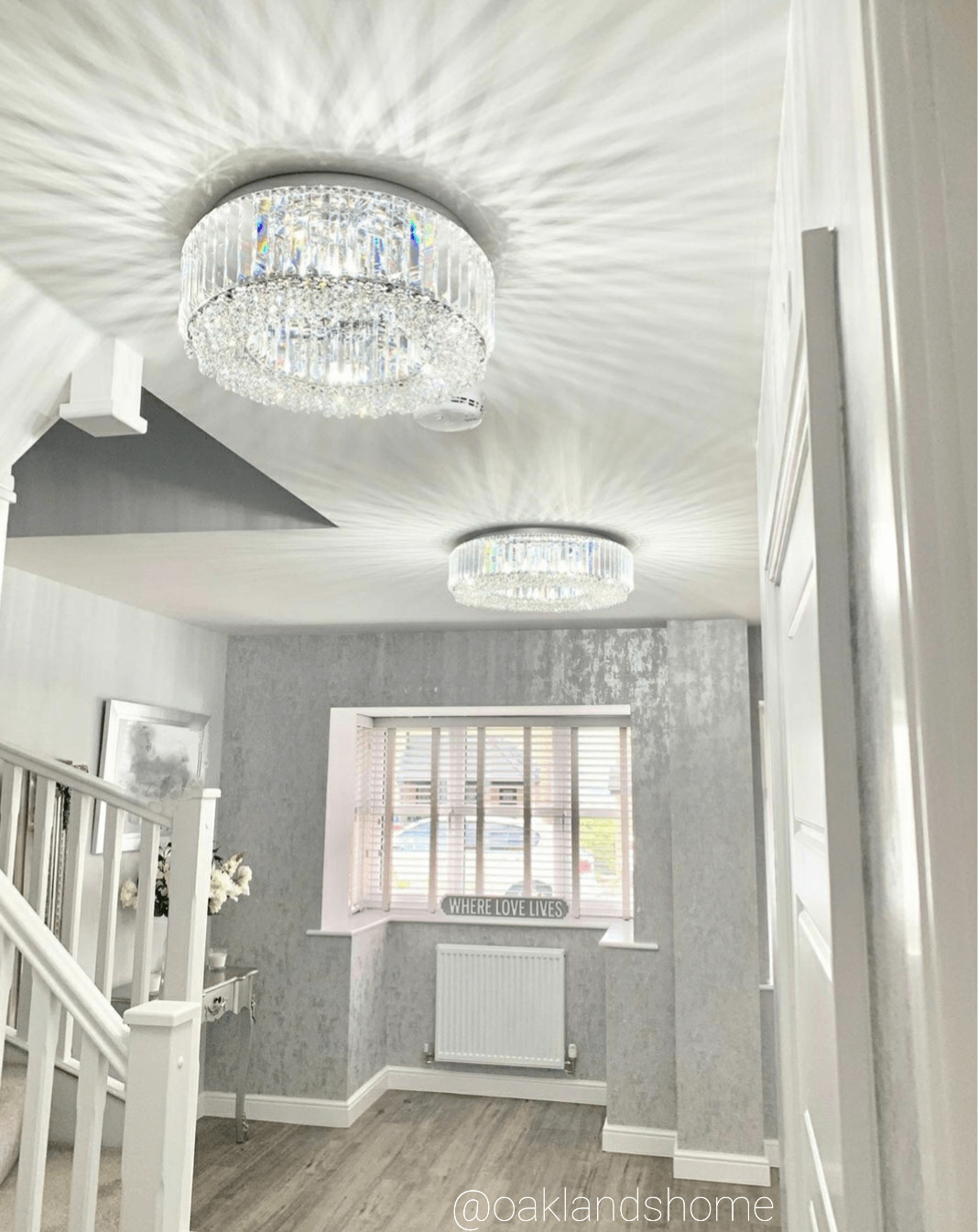 modern flush ceiling light ideal for low ceilings